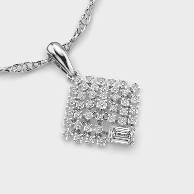 Radiant Splendor Diamond Pendant (Without Chain)