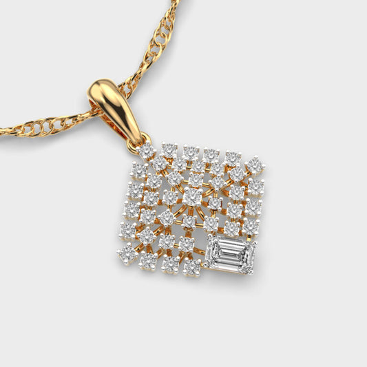 Radiant Splendor Diamond Pendant (Without Chain)