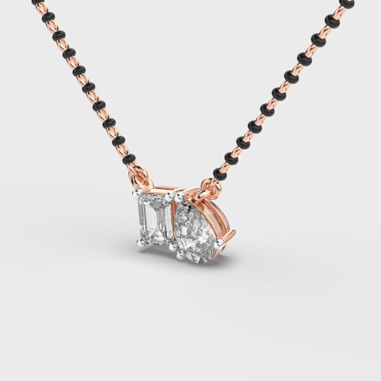 Uniquely Together Diamond Pendant (With Chain)