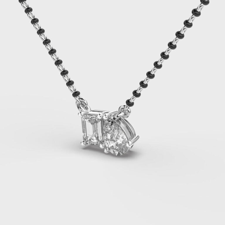 Uniquely Together Diamond Pendant (With Chain)