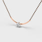 Minimalistic Presence Diamond Pendant (With Chain)