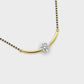 Minimalistic Presence Diamond Pendant (With Chain)