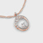 Modern Ovoid Diamond Pendant (Without Chain)