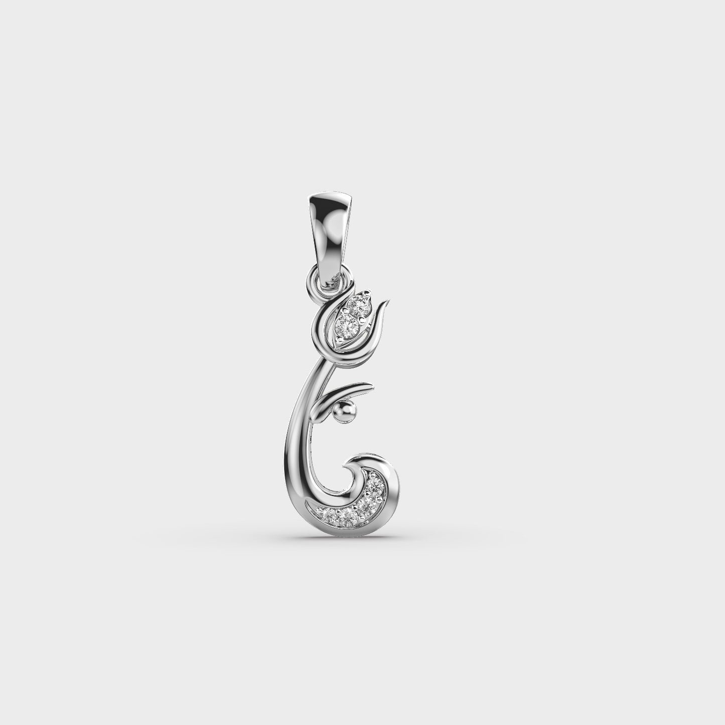 Jai Ganesha Diamond Pendant (Without Chain)