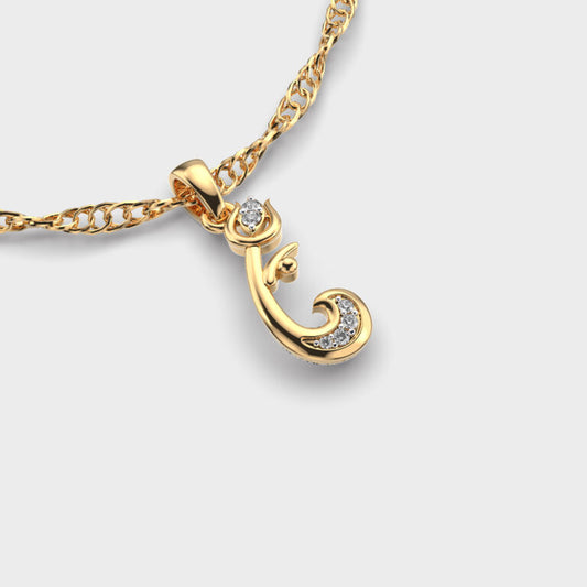 Jai Ganesha Diamond Pendant (Without Chain)