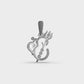 Om Shiva Diamond Pendant (Without Chain)