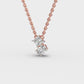 Minimal Abstract Diamond Pendant (With Chain)