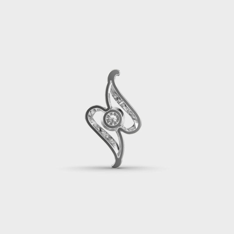 Smart Sparkle Diamond Pendant (With Chain)