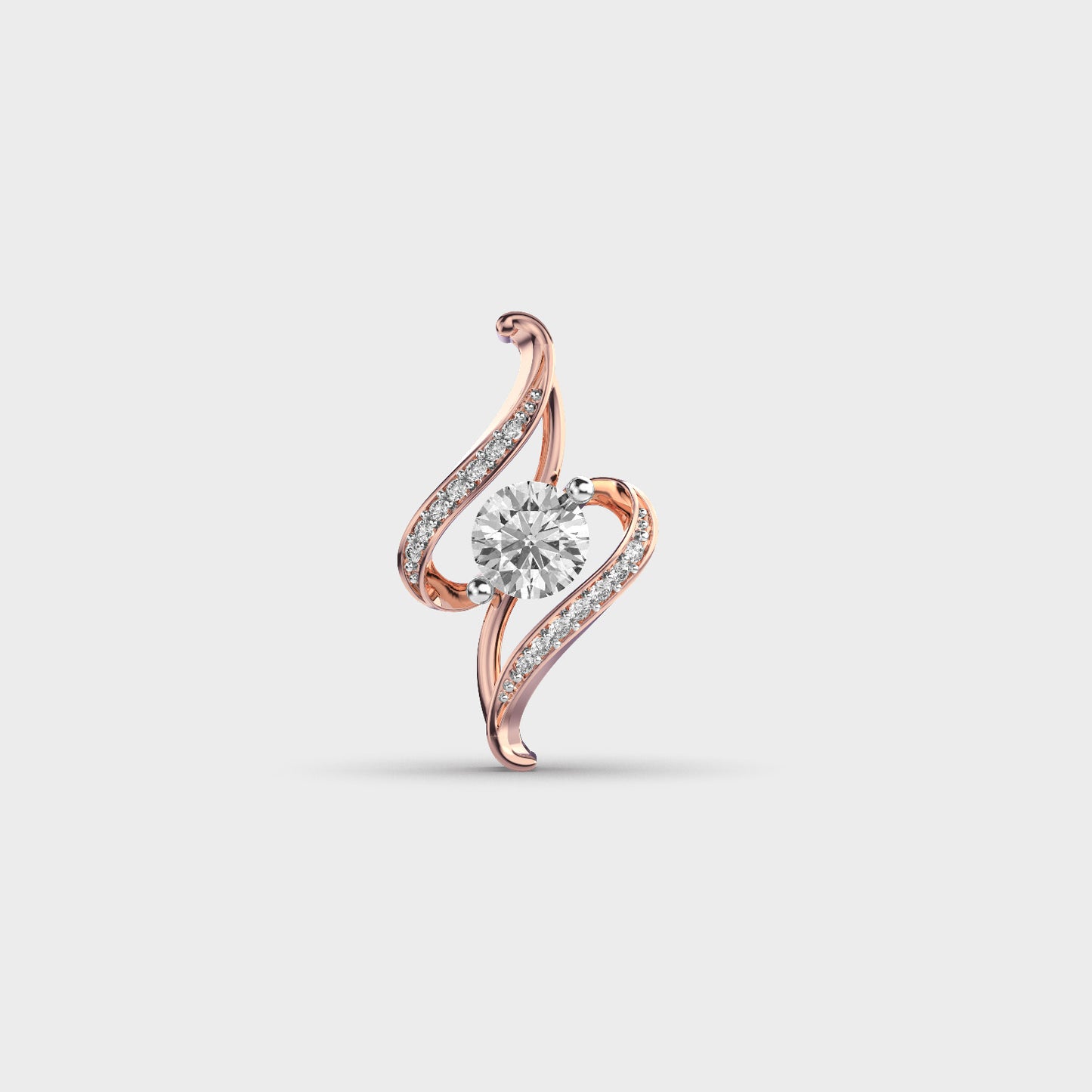 Smart Sparkle Diamond Pendant (With Chain)