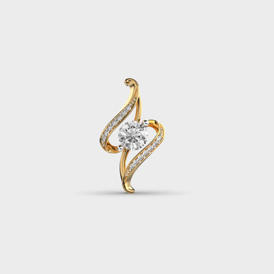 Smart Sparkle Diamond Pendant (With Chain)