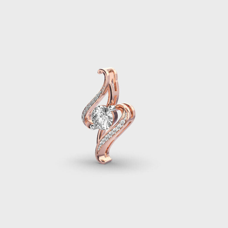 Smart Sparkle Diamond Pendant (With Chain)