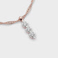 Linear Dots Diamond Pendant (Without Chain)