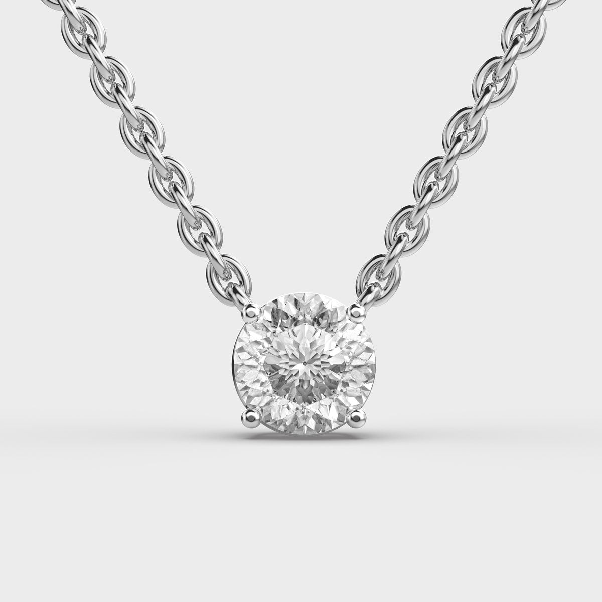 Simply Gorgeous 1 Carat Padma Cut Diamond Pendant