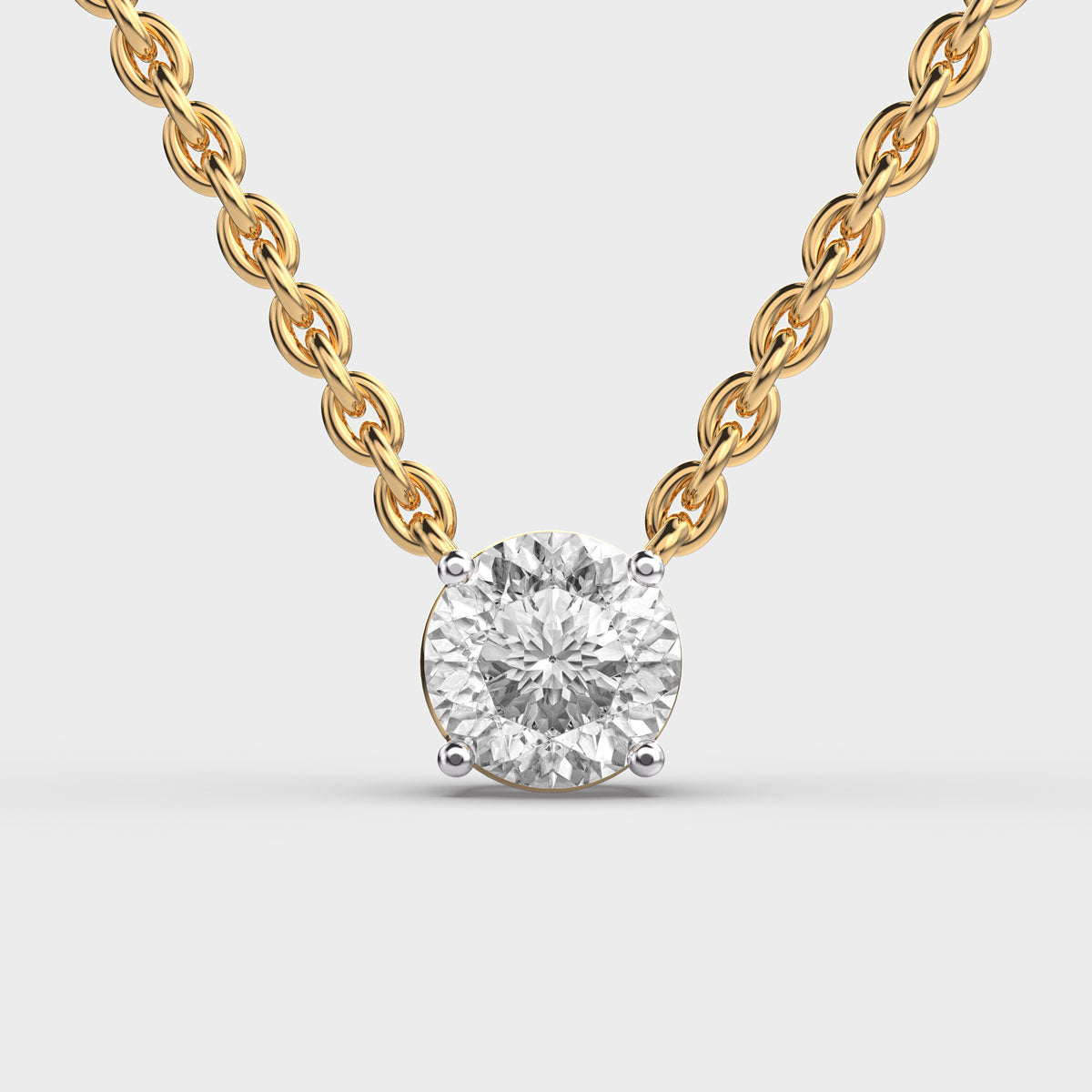 Simply Gorgeous 1 Carat Padma Cut Diamond Pendant