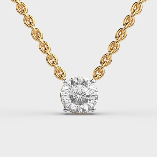 Simply Gorgeous 1 Carat Padma Cut Diamond Pendant