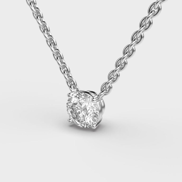 Simply Gorgeous 1 Carat Padma Cut Diamond Pendant