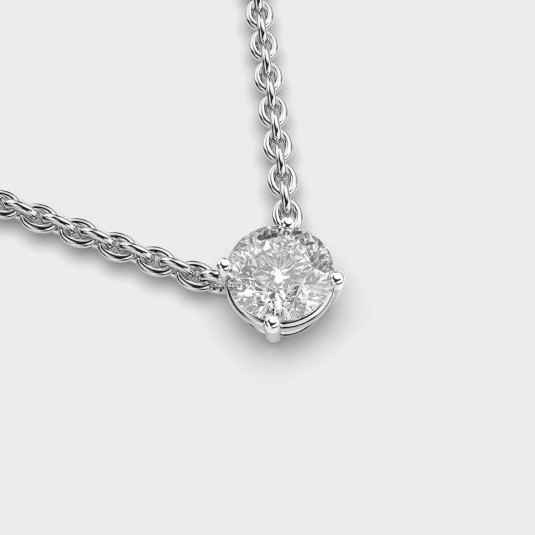 Simply Gorgeous 1 Carat Padma Cut Diamond Pendant
