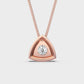Classy Reuleaux Padma Cut Diamond Pendant