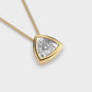 Classy Reuleaux Padma Cut Diamond Pendant