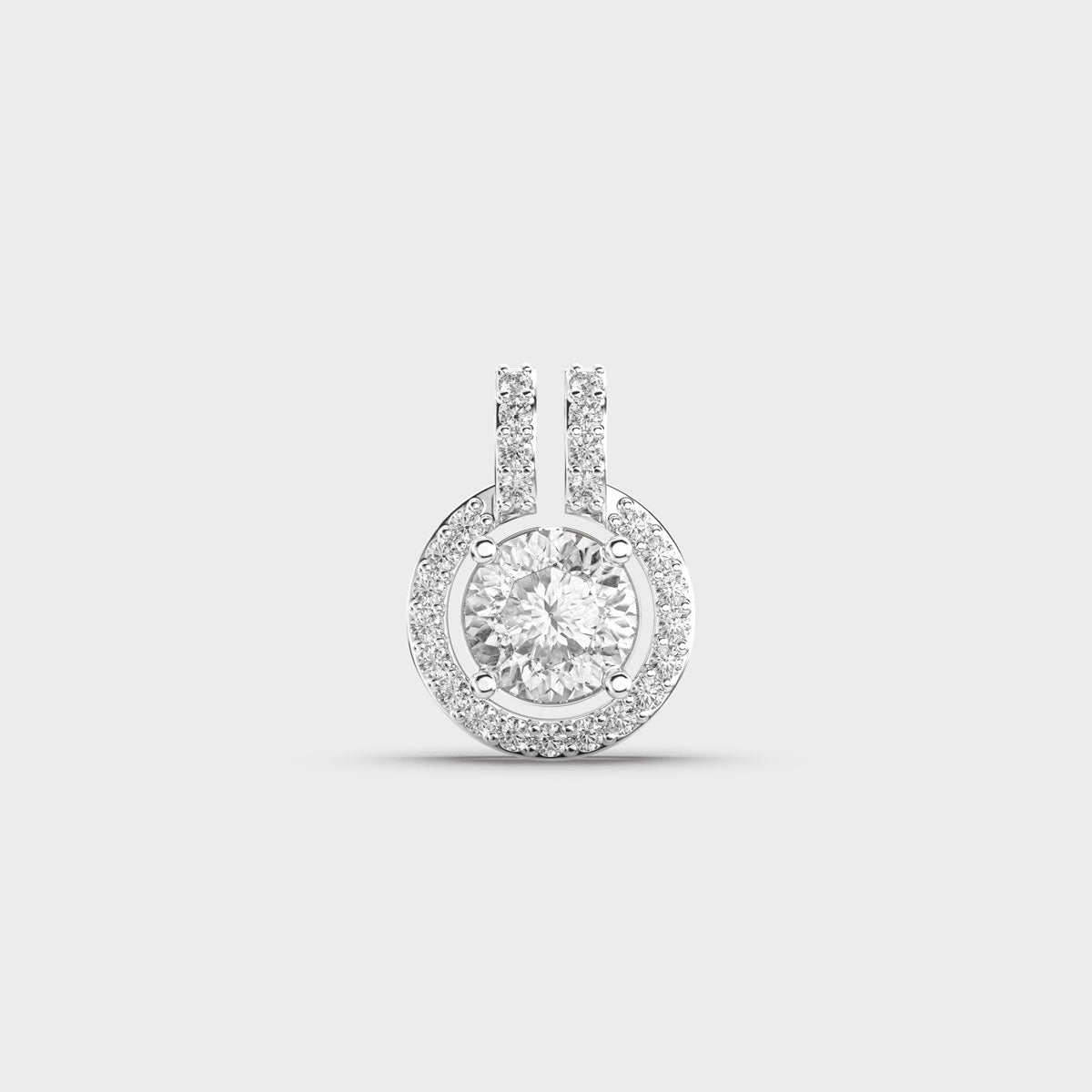 Globular Glam Padma Cut Diamond Pendant