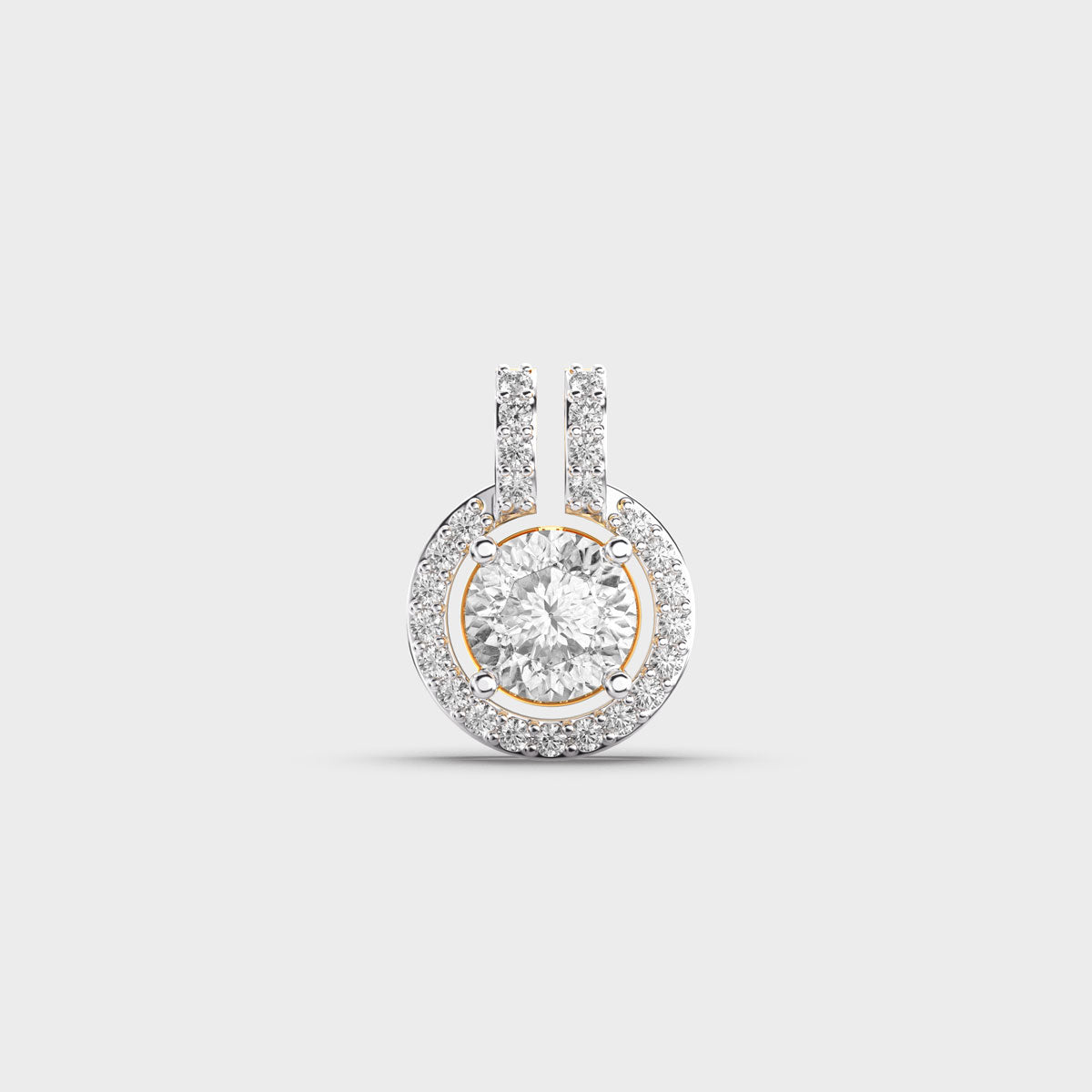 Globular Glam Padma Cut Diamond Pendant