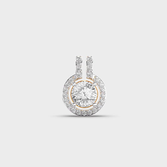 Globular Glam Padma Cut Diamond Pendant