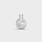 Globular Glam Padma Cut Diamond Pendant