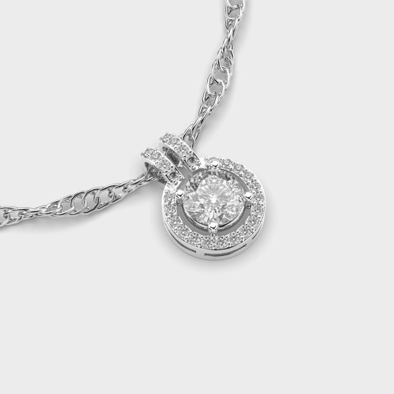 Globular Glam Padma Cut Diamond Pendant