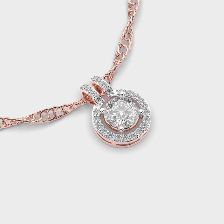 Globular Glam Padma Cut Diamond Pendant