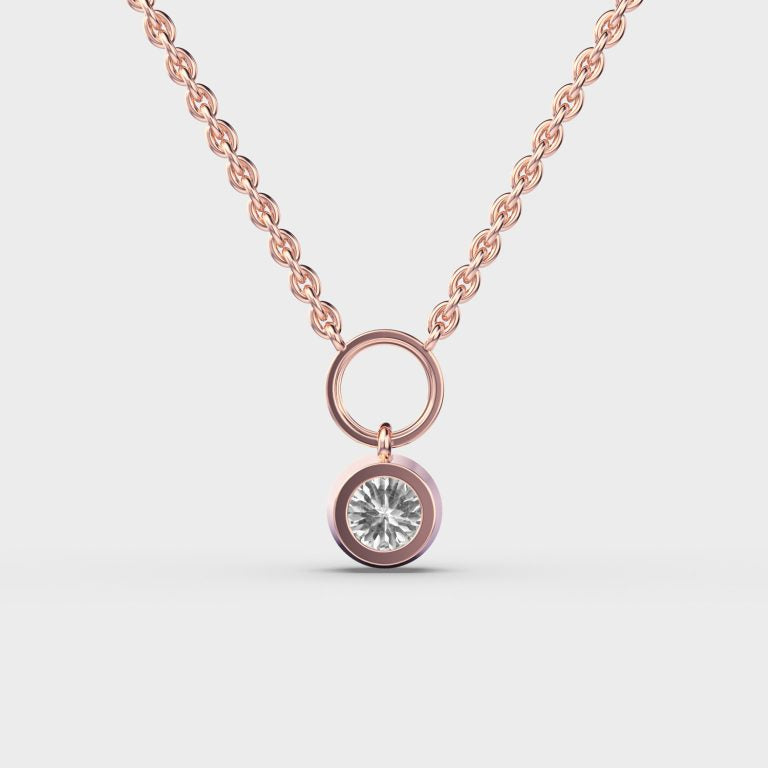 Falling For You Padma Cut Diamond Pendant