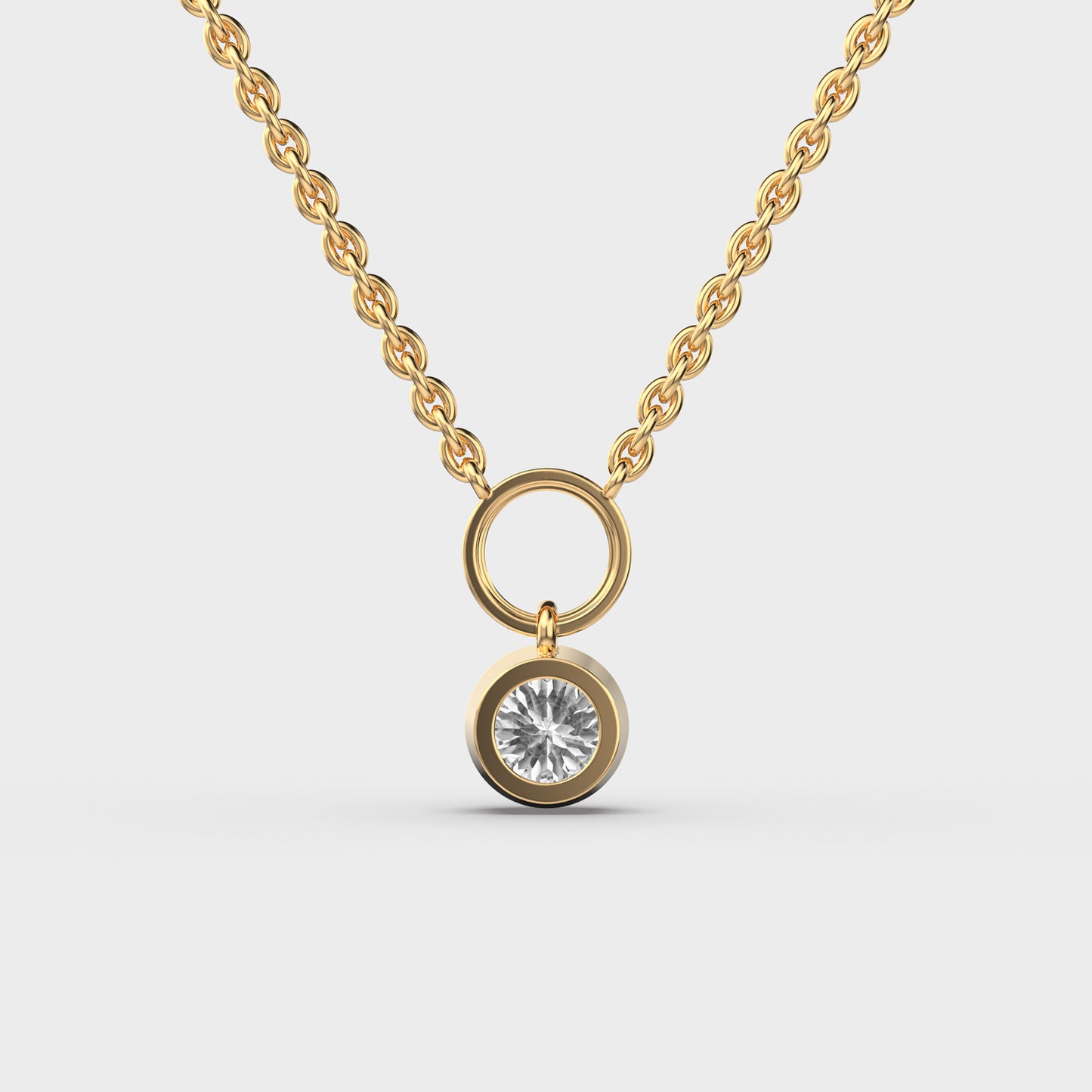Falling For You Padma Cut Diamond Pendant
