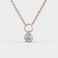 Falling For You Padma Cut Diamond Pendant