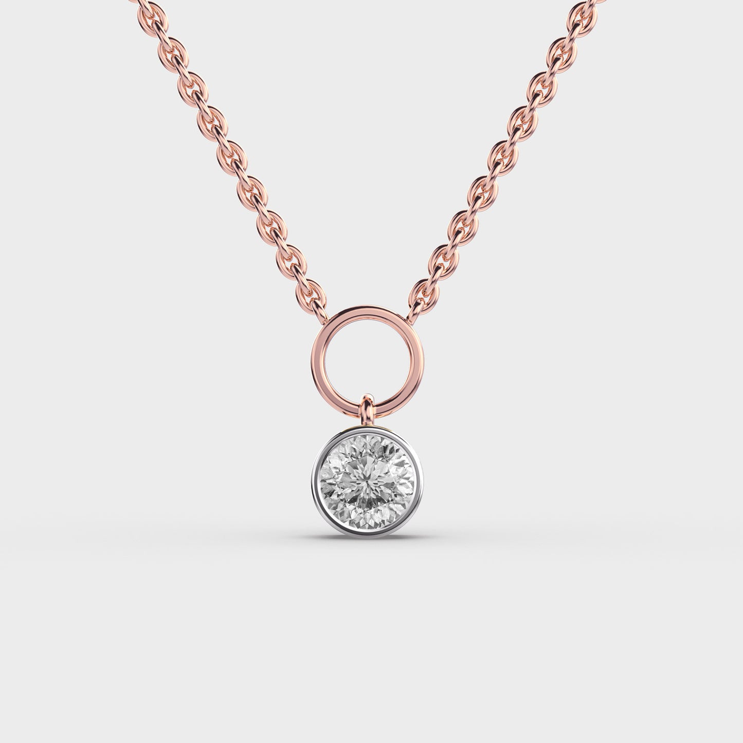 Falling For You Padma Cut Diamond Pendant