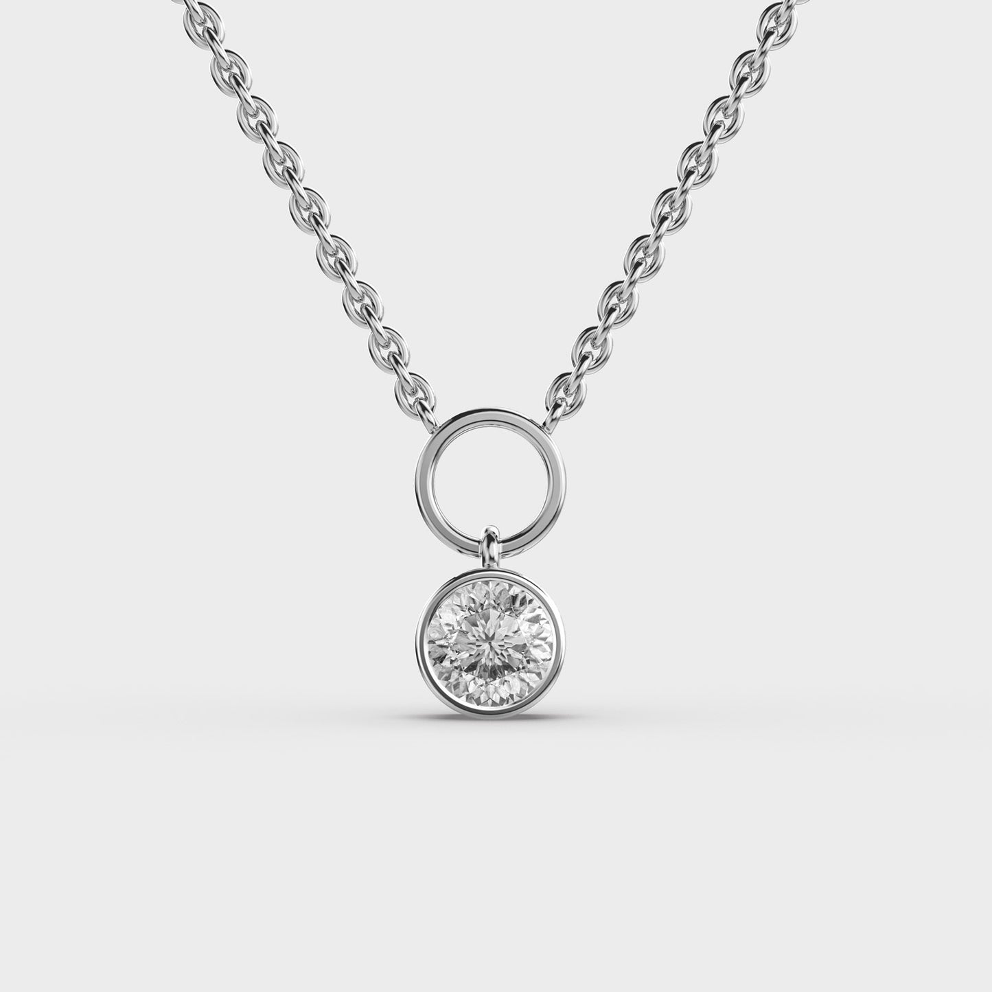 Falling For You Padma Cut Diamond Pendant