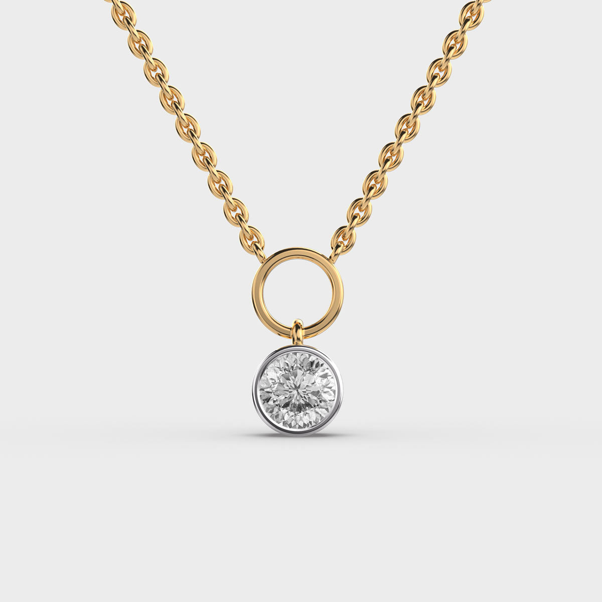 Falling For You Padma Cut Diamond Pendant