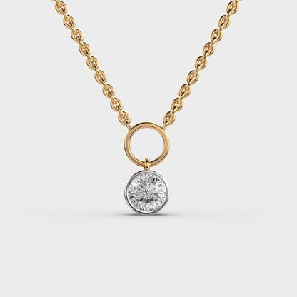 Falling For You Padma Cut Diamond Pendant