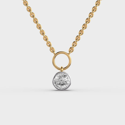 Falling For You Padma Cut Diamond Pendant