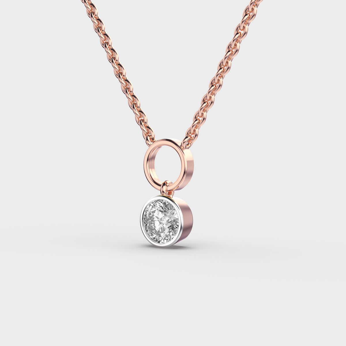 Falling For You Padma Cut Diamond Pendant