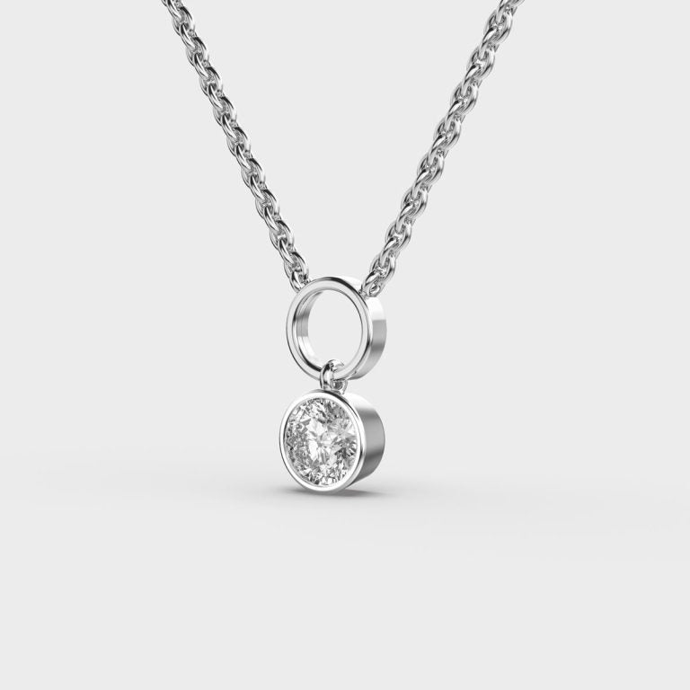 Falling For You Padma Cut Diamond Pendant