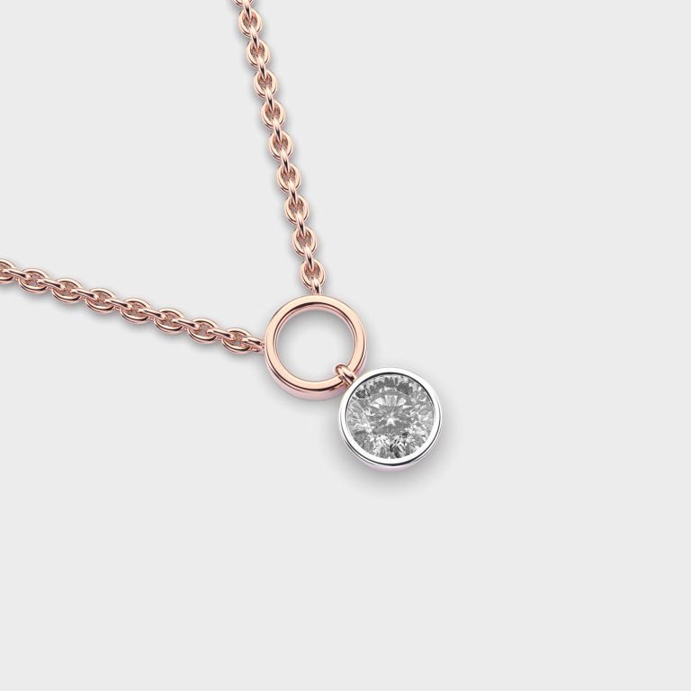 Falling For You Padma Cut Diamond Pendant