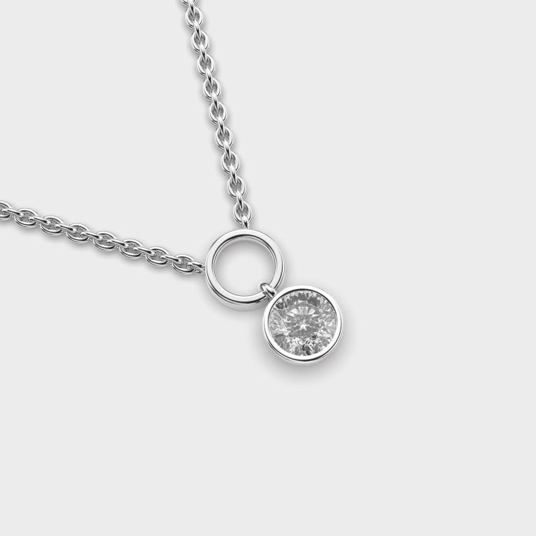 Falling For You Padma Cut Diamond Pendant