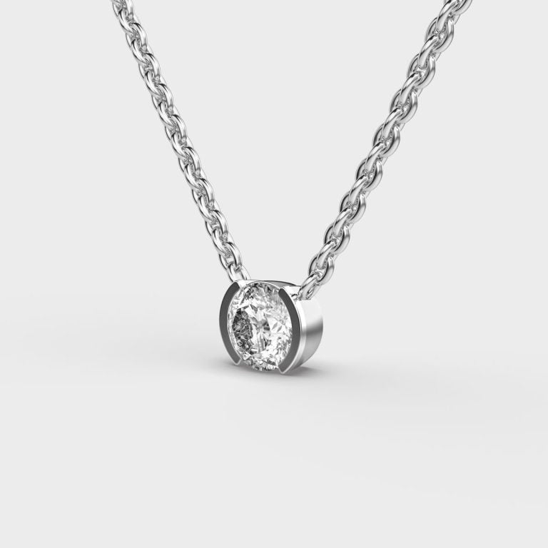 Effortless Beauty Padma Cut Diamond Pendant