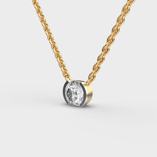 Effortless Beauty Padma Cut Diamond Pendant