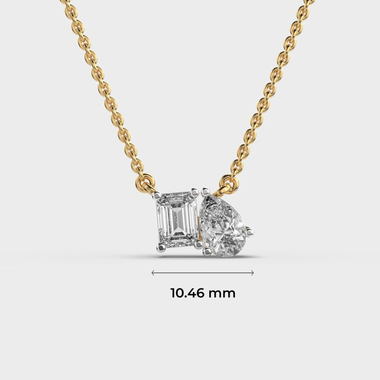 Toi et Moi Diamond Pendant